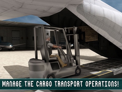 transport truck cargo plane 3d ipad images 4
