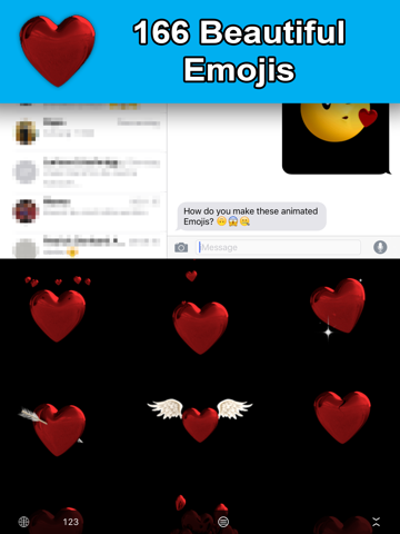 animated emoji keyboard - gifs iPad Captures Décran 2