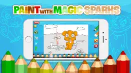 kidspaint - coloring cool animals to relax iphone resimleri 2
