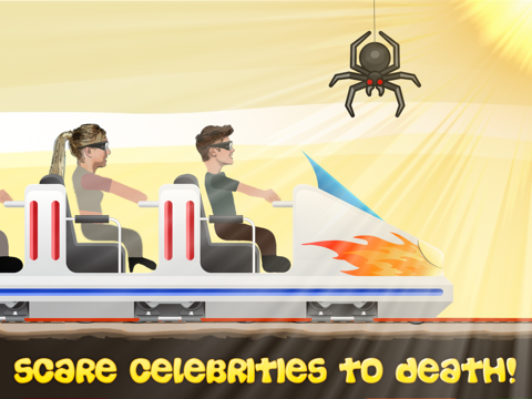 celeb rush - crazy ride with a celebrity and the roller coaster ipad images 1