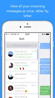bolt - real time live messaging iPhone Captures Décran 2