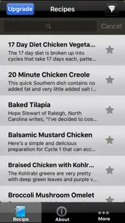 healthy food recipes for the 17 day diet free iPhone Captures Décran 1