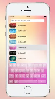 keyboard themes plus - stylish keypad skin with colorful background design iphone images 3