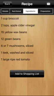 raw food diet free - healthy organic food recipes and diet tracker iPhone Captures Décran 4