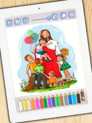 bible coloring book - bible to paint and color scenes from the old and new testaments ipad images 4