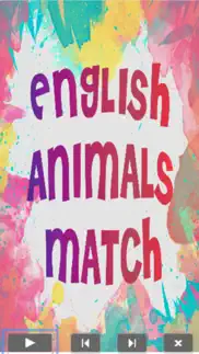 english animals match - a drag and drop kid game for learning english easily iphone images 1