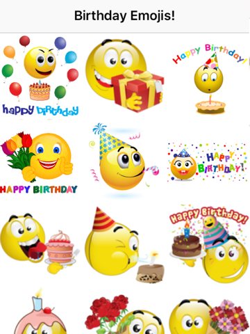 birthday emojis ipad images 4
