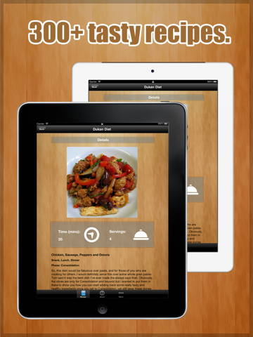 dukan diet free - recipes to lose weight iPad Captures Décran 2