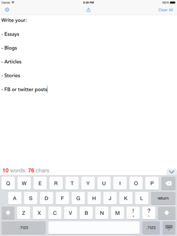 free word count ipad images 2