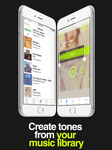 tonecreator - create ringtones, text tones and alert tones iPad Captures Décran 2