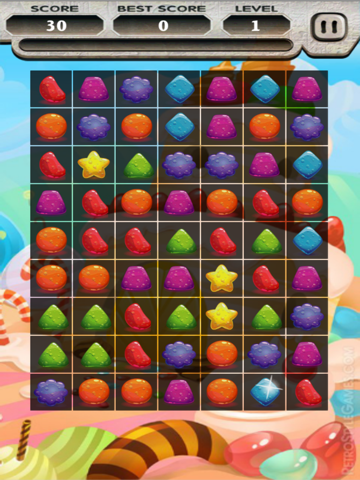 cookie gummy sweet match 3 mania free game ipad images 1