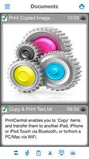 printcentral for iphone iphone capturas de pantalla 2