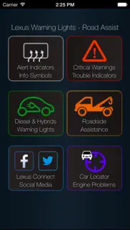 app for lexus with lexus warning lights iphone resimleri 1