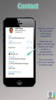 sky contacts - start skype calls and send skype messages from your contacts iphone resimleri 1