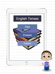 learn english tenses structures - past present and future ipad images 1