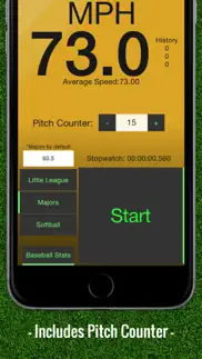 baseball pitch speed - radar gun iphone resimleri 2