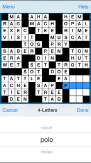 crossword fill-in puzzle - daily fln iphone images 1