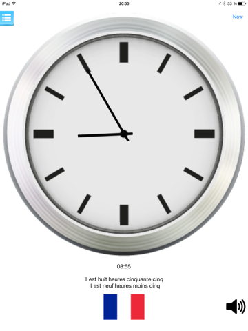 horloge parlante multilingue - version gratuite iPad Captures Décran 3