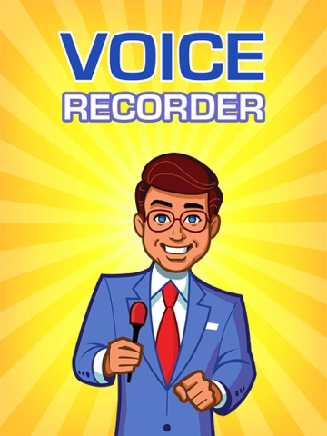 voice recorder for free audio recording, playback and sharing ipad images 1