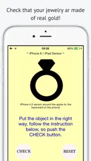 goldmeter - real gold detector iphone capturas de pantalla 1