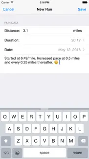treadmill run tracker iPhone Captures Décran 2
