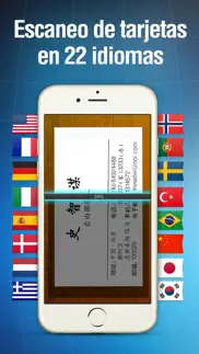 business card reader iphone capturas de pantalla 2