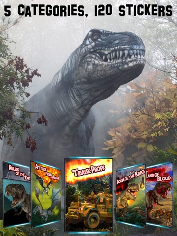 triassic art photo booth - insert a world of dinosaur special effects in your images ipad images 2