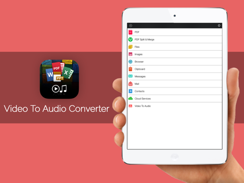 files converter -video to audio ipad images 1