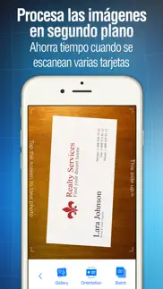 business card reader iphone capturas de pantalla 4