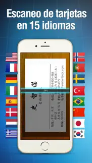 business card reader pro iphone capturas de pantalla 2