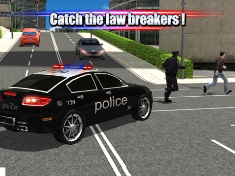 crime town police car driver iPad Captures Décran 1
