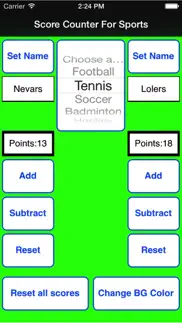 score counter for sports iphone capturas de pantalla 3