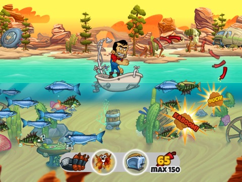 dynamite fishing world games ipad capturas de pantalla 1
