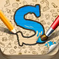 sketch w friends ~ free multiplayer online draw and guess friends & family word game for iphone logo, reviews