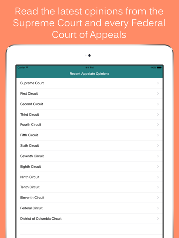 federal rules & opinions - court caddy ipad images 3
