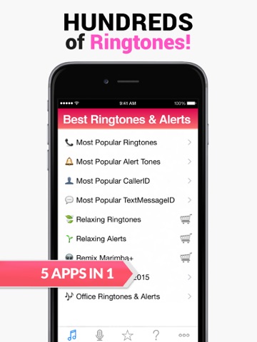Лучшие рингтоны и сигналы уведомлений для iphone в 2015-м году (5 приложений в 1-м) айпад изображения 1