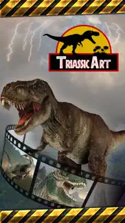 triassic art photo booth - insert a world of dinosaur special effects in your images iphone images 3