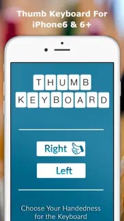 thumb keyboard - single thumb keyboard to easy typing iphone images 1