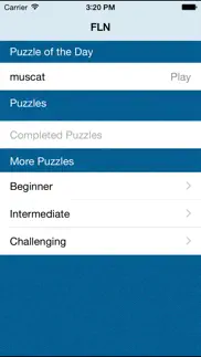 crossword fill-in puzzle - daily fln iphone images 2