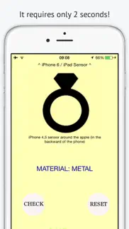 goldmeter - real gold detector iphone capturas de pantalla 2