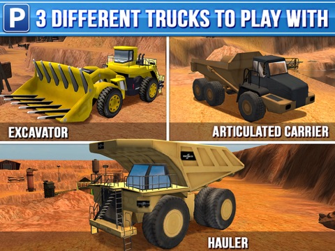 mining trucker parking simulator a real digger construction truck car park racing games ipad images 2