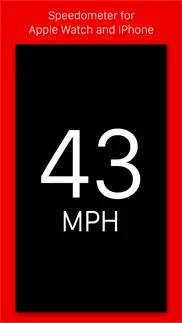 speedometer - speed tracking app for iphone and apple watch iphone resimleri 1
