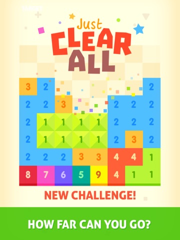 just clear all - popping numbers puzzle game ipad images 1