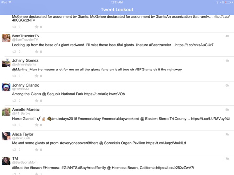 tweet lookout - search tweets by location ipad images 3