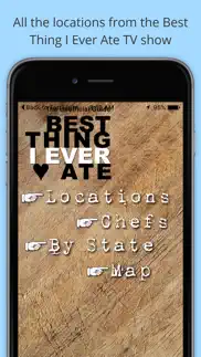 best thing ever tv: unofficial guide to best thing i ever ate iphone images 1