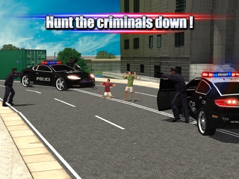 crime town police car driver iPad Captures Décran 3