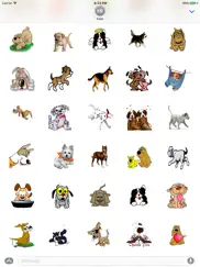 dog stickers animated emoji emoticons for imessage iPad Captures Décran 2