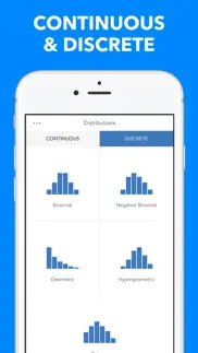 probabilities of statistical distributions iPhone Captures Décran 3