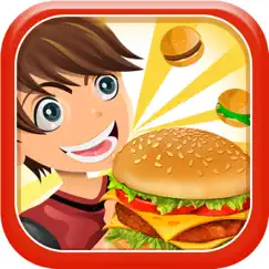 cooking hamburger ice - games maker food burger logo, reviews