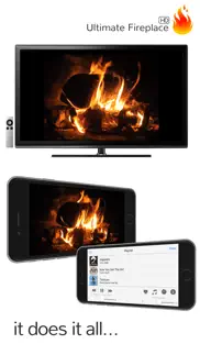 ultimate fireplace hd for apple tv iphone images 1